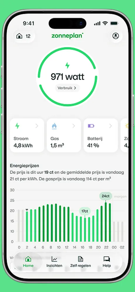 Tibber app screenshot