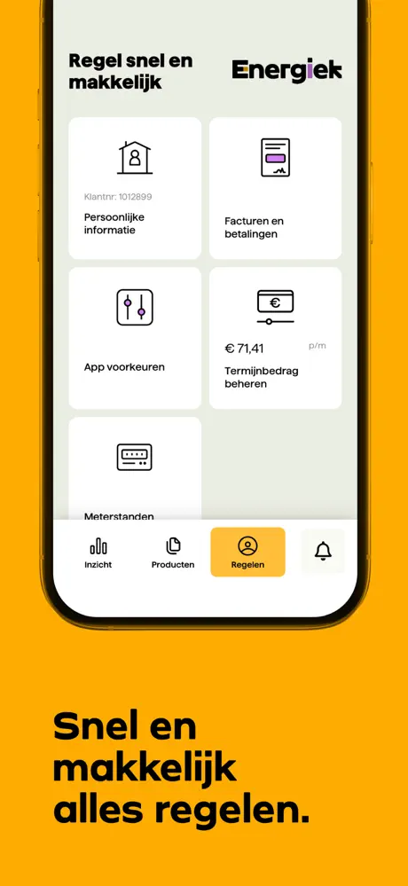 Energiek app screenshot
