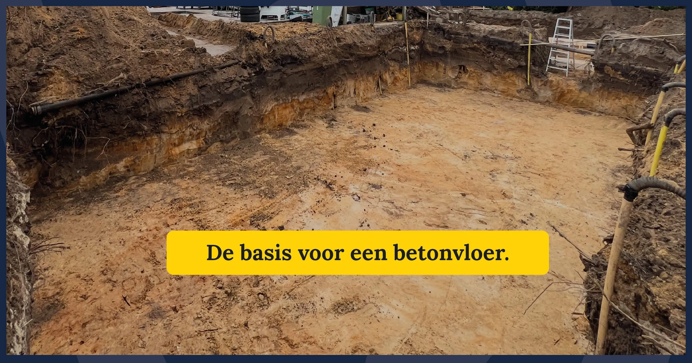 1 zwembad tuin uitgraven gat 