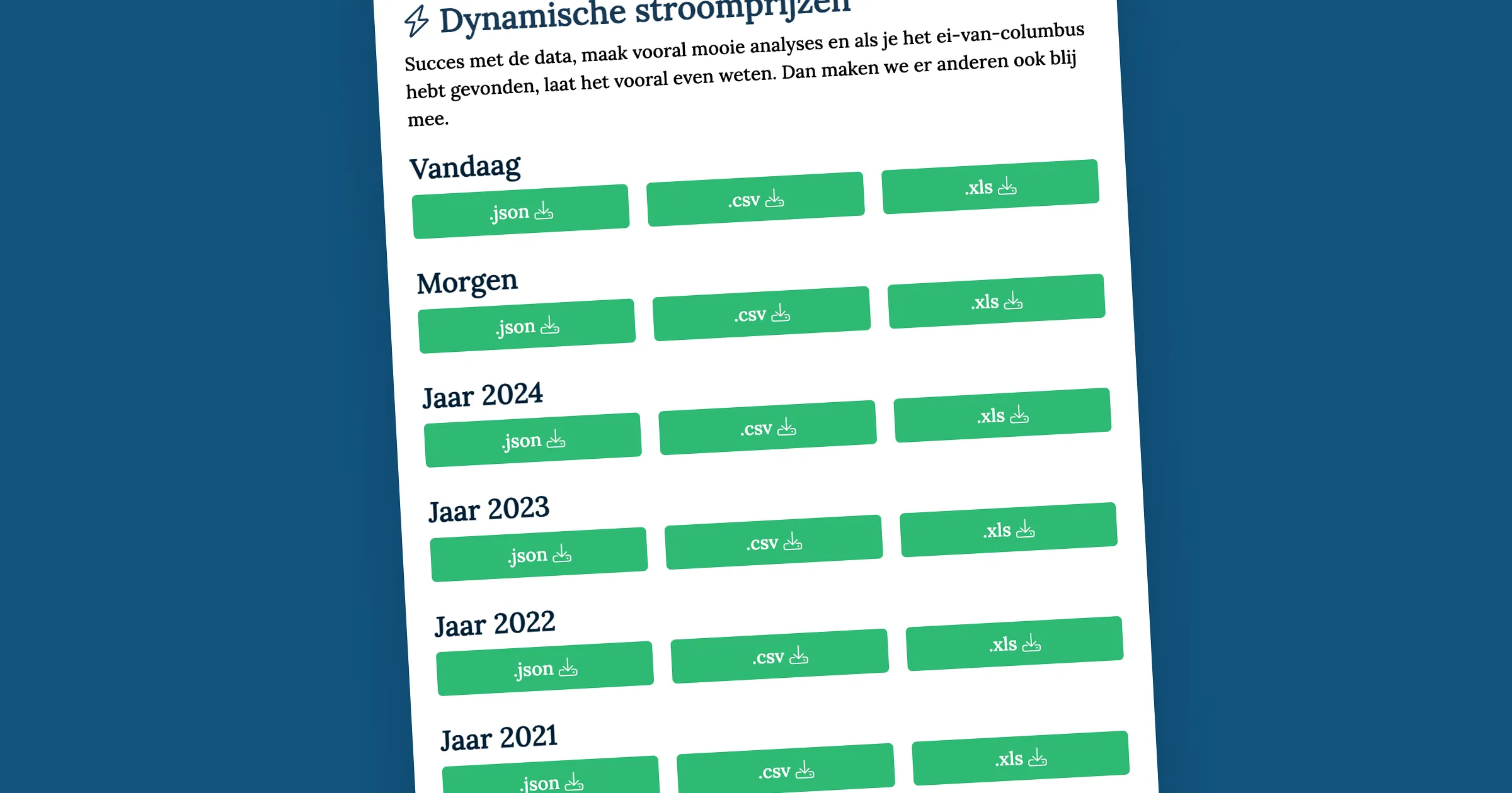 historische dynamische stroomprijzen (1) 